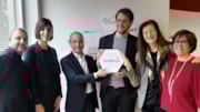 I vertici di Fondazione Libellula con il Presidente del Municipio 2 di Milano e Sodexo Italia -: I vertici di Fondazione Libellula con il Presidente del Municipio 2 di Milano e Sodexo Italia -