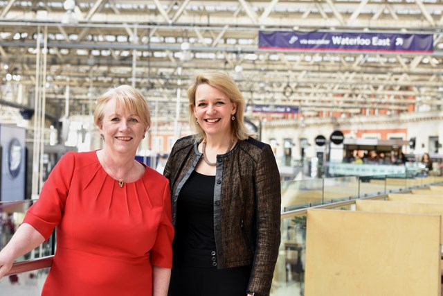 Network Rail and Stagecoach lead the way on International Women’s Day with female route leaders: Margaret Kay and Becky Lumlock (2)
