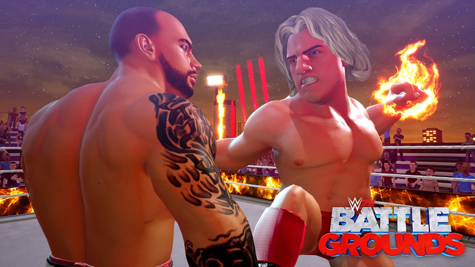 WWE 2K BG RICOCHET VS RIC FLAIR