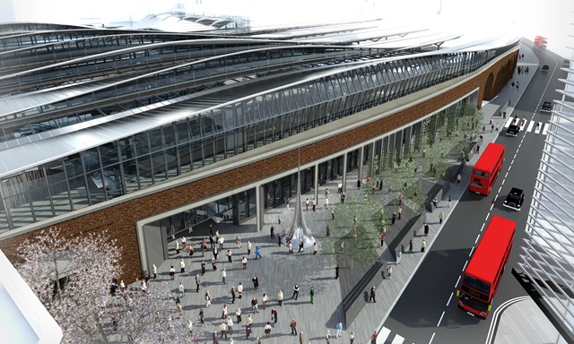 London Bridge CGI - Tooley Street: London Bridge Station from Tooley Street