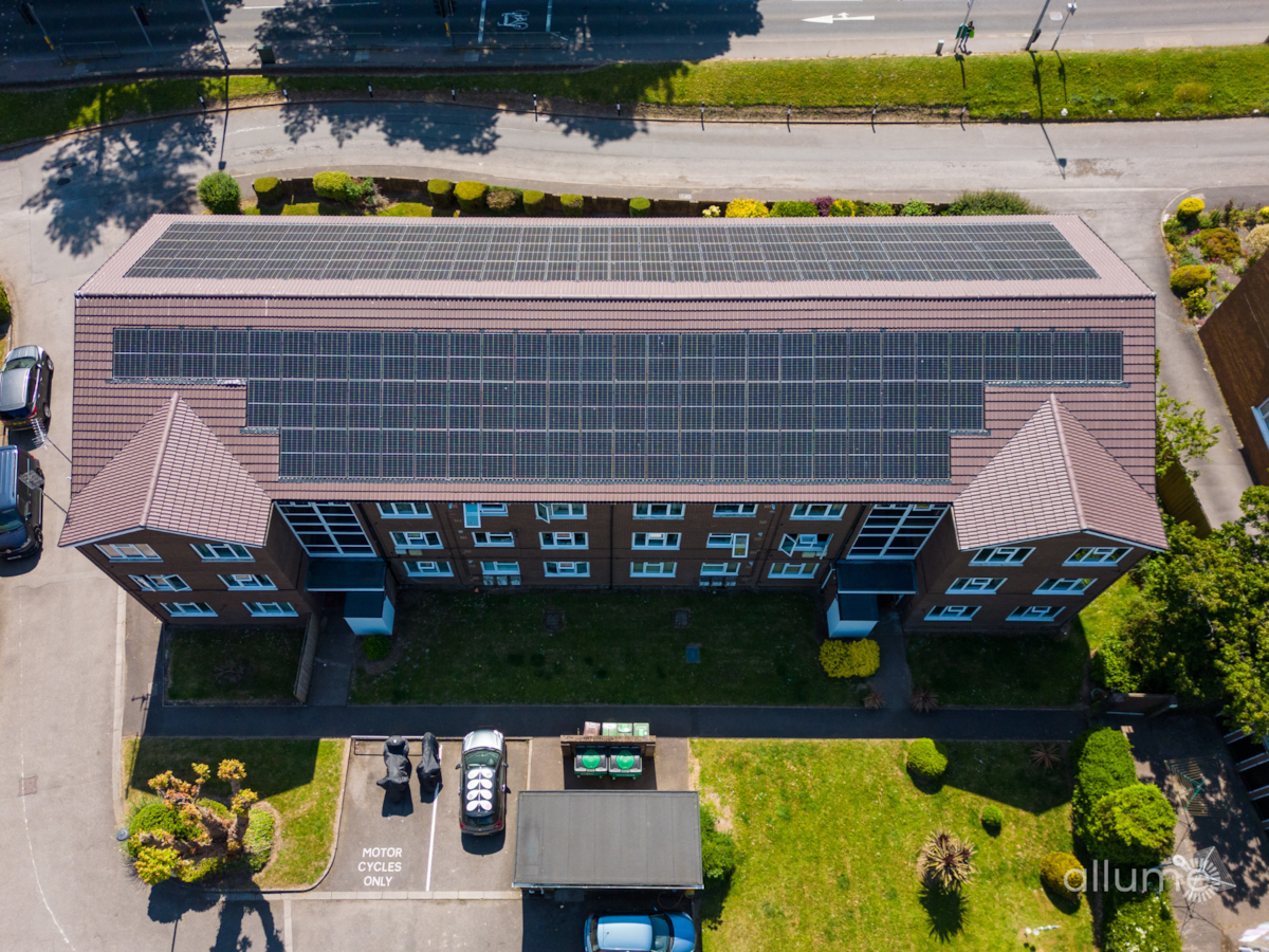One of Allume's UK solar array