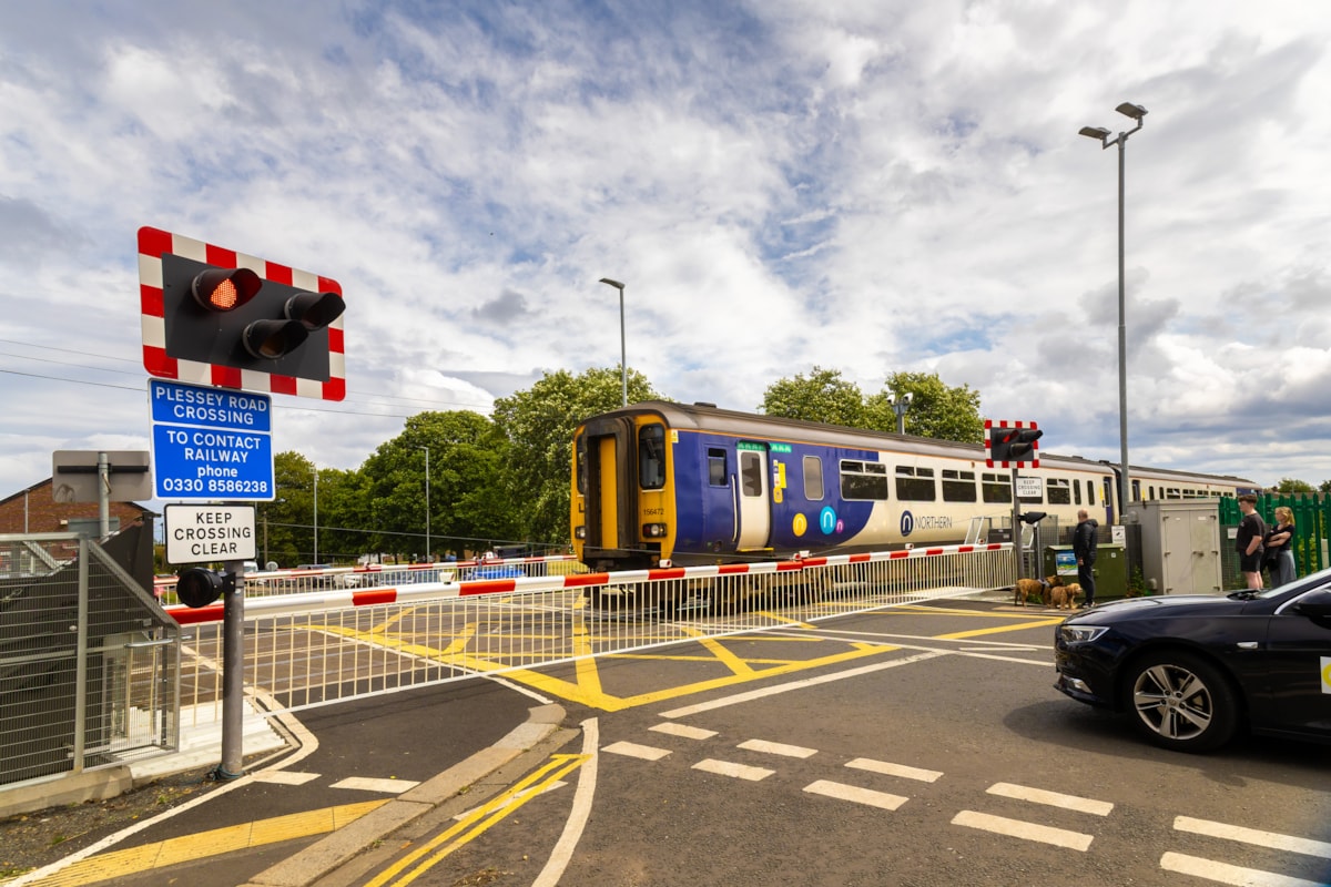 An image of a Northern service on the Northumberland Line