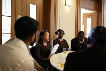 young people lead discussions on the Hackney Wick Through Young Eyes report