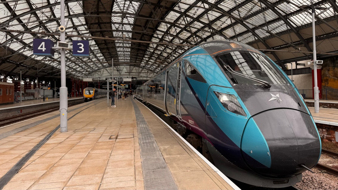 Transpennine Express train at Liverpool Lime Street September 2026 -3