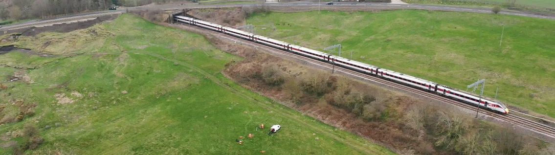 Network Rail begins multi-million pound land reinforcement work at Browney Curve: Browney Curve 1