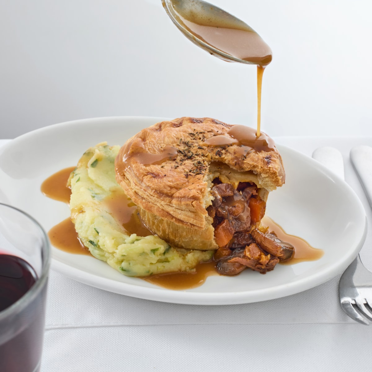 LNER's Woodland Mushroom and Dark Ale Pie