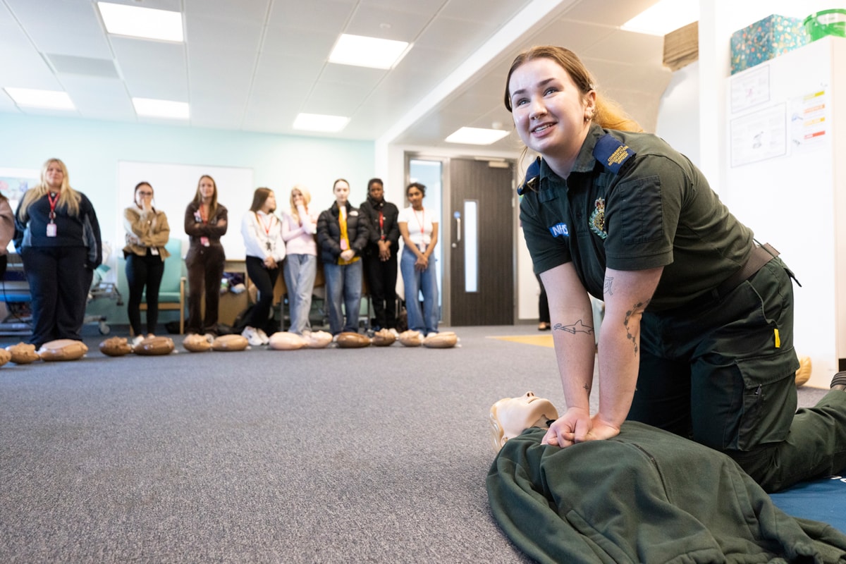 CPR training 1