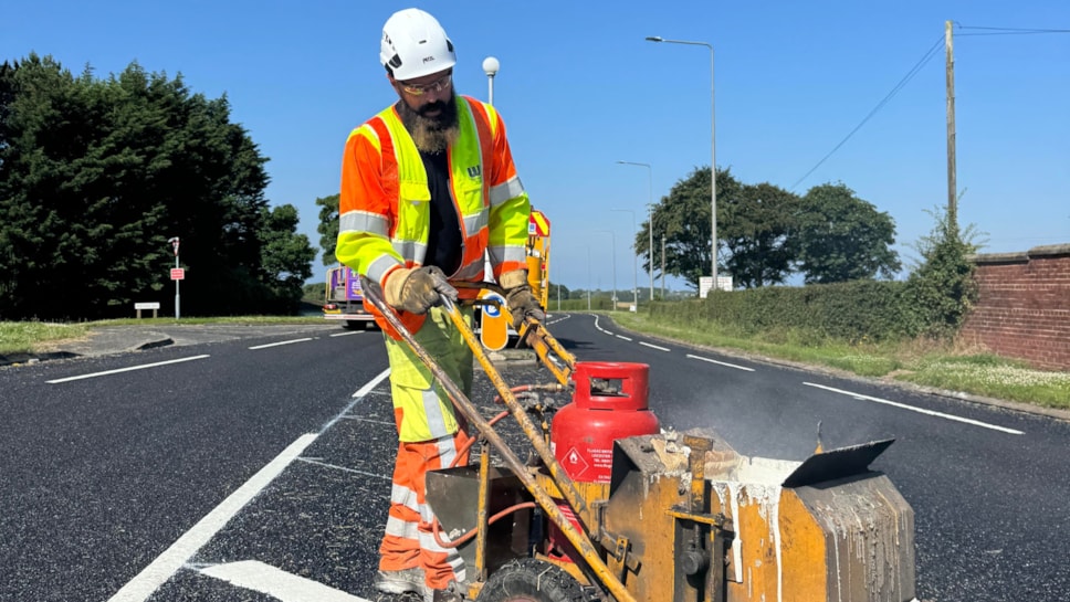 Road marking refresh
