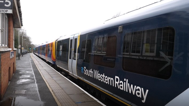 Haslemere SWR train