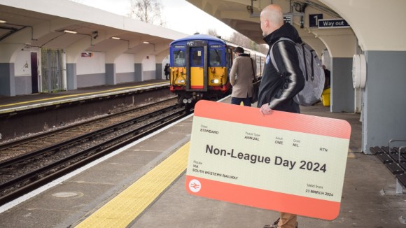 South Western Railway kicks off partnership with Non-League Day: DSC 0152