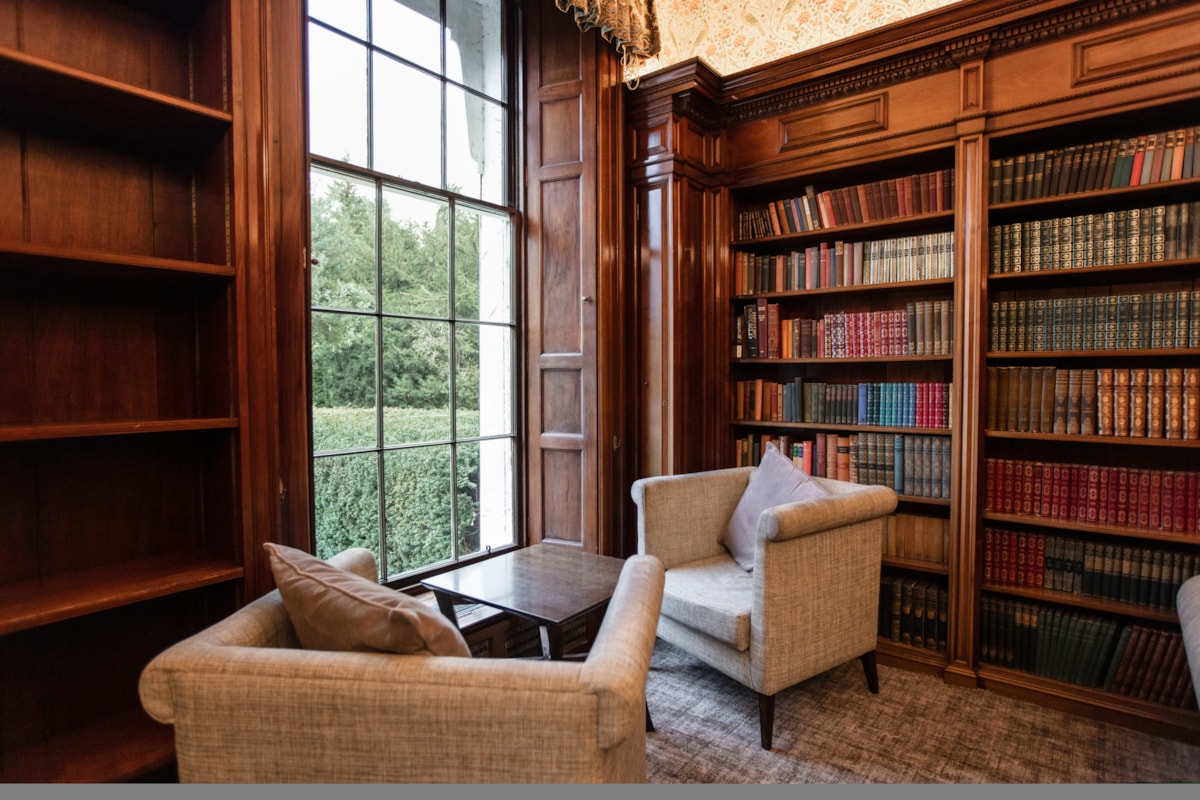 Nidd Hall Hotel Library