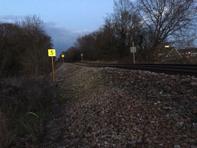 Wrecclesham embankment