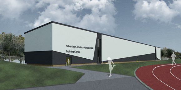 Step forward for Olympic athletes’ new home in Renfrewshire: EXTERNAL PERSPECTIVE - credit CRGP Architects & Surveyors