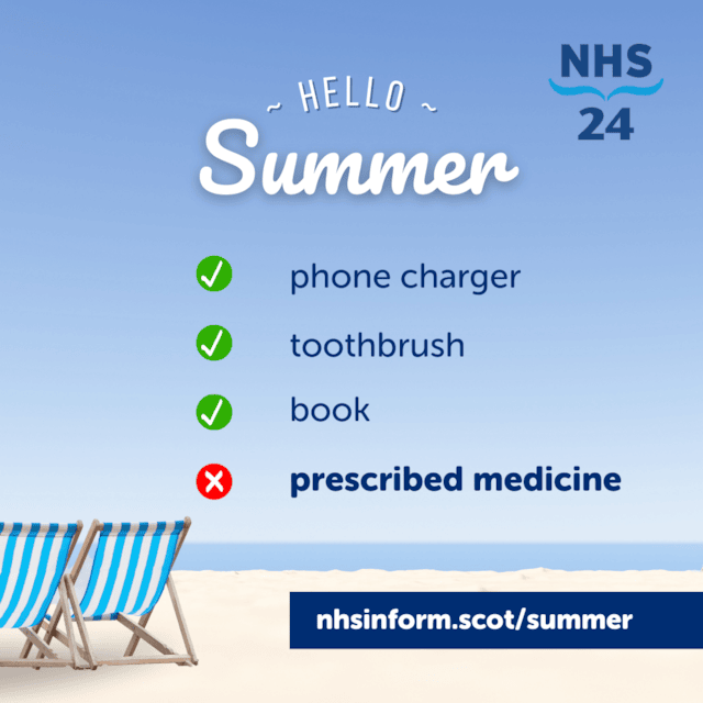 1-1 NHS 24 summer 2024 prescribed medicine