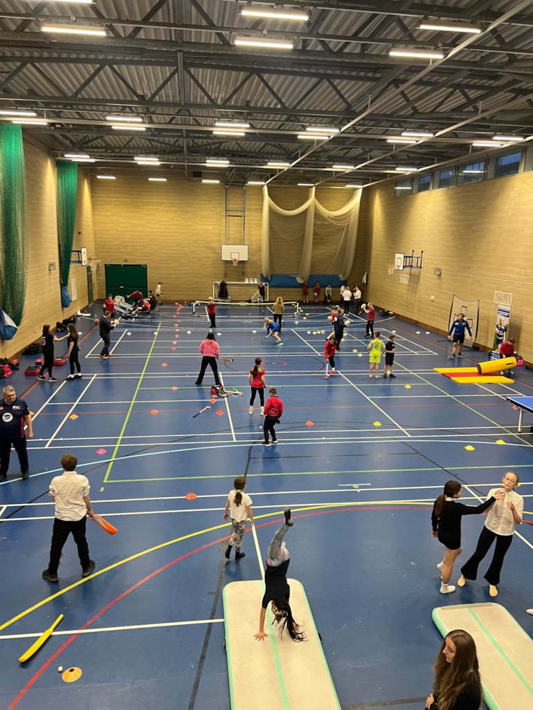 Clubs event inspires young people to try new sports