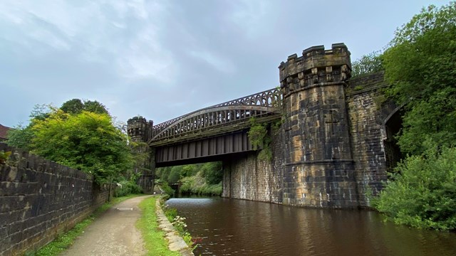 Passengers reminded of railway closure for historic Todmorden bridge work: Gauxholme Viaduct 4 August 2020-2