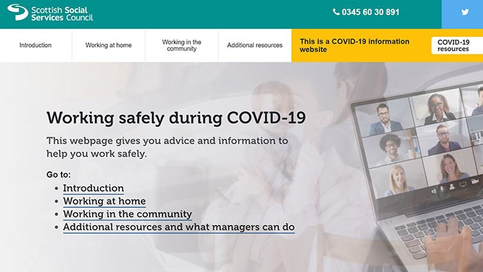 Working safely during COVID-19 (image)