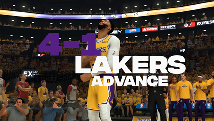 NBA2K20 #2KSIM Artwork R3 Lakers Advance