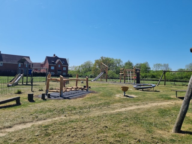 2. Tanyard Meadows exiting play area, Horley: The existing play area at Tanyard Meadows, The Acres, Horley