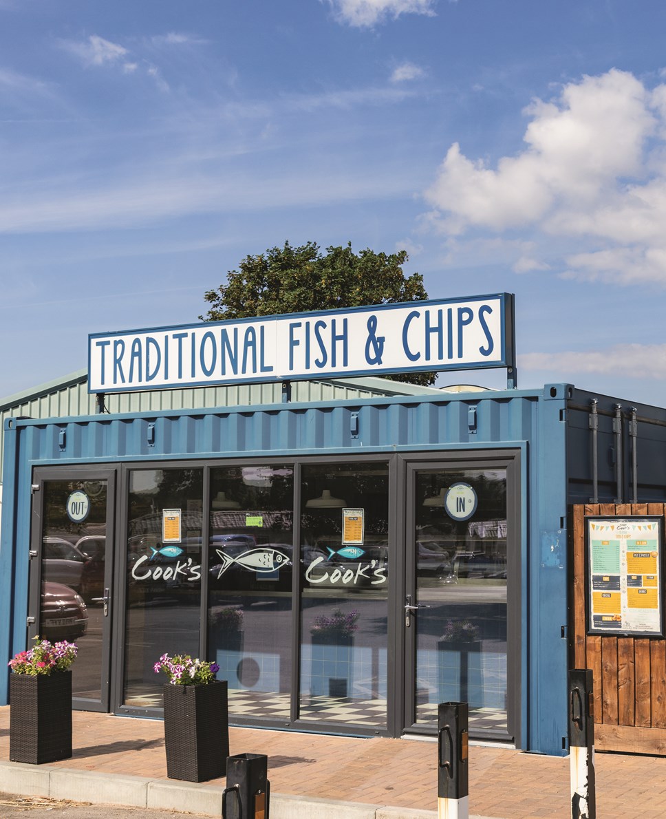 Cook's Fish and Chips at Doniford Bay