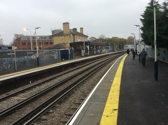 Norbiton and the new platform work: Norbiton and the new platform work