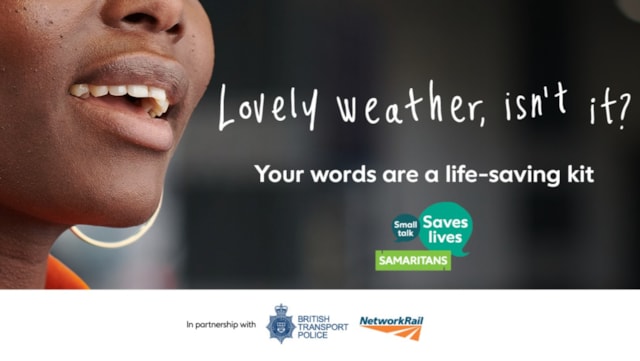 Nearly 1,000 lifesaving interventions on Anglia’s railway in five years as passengers urged to start a chat: NR STSL Phase 8 LinkedIn Weather 1200x627-2