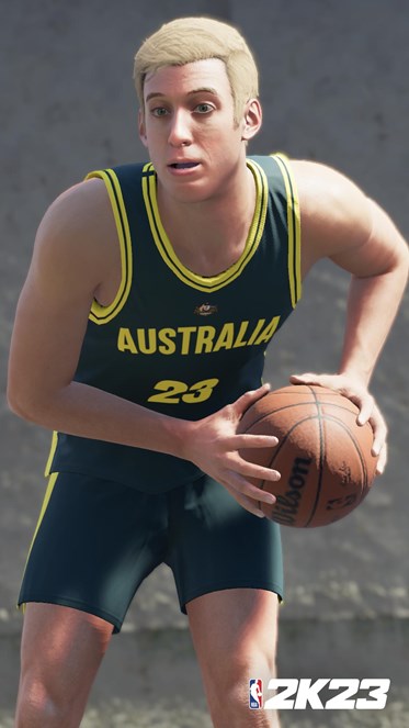 08 24 NBA 2K23 National Team Jerseys 2K Day Countdown AUS FRONT ACTION 1080x1920