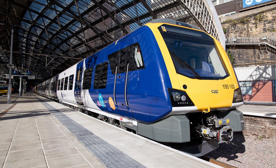 Northern train at Liverpool Lime Street