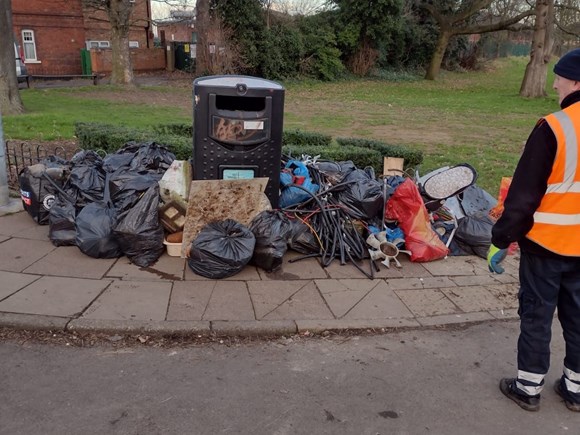 North East Lincolnshire Council backs Keep Britain Tidy’s bid to show pride in community during mass clean up: Piles of litter picked at Ainslie Street park in Grimsby