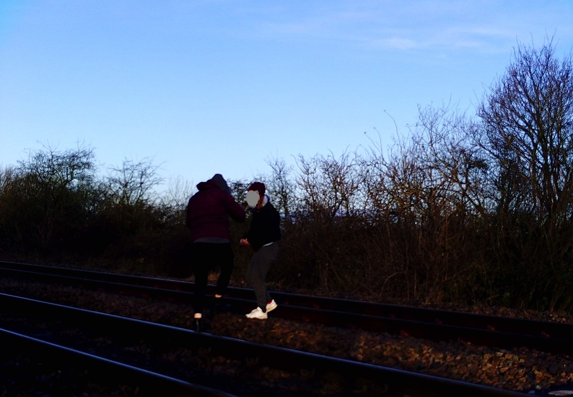 Trespass near Howden station