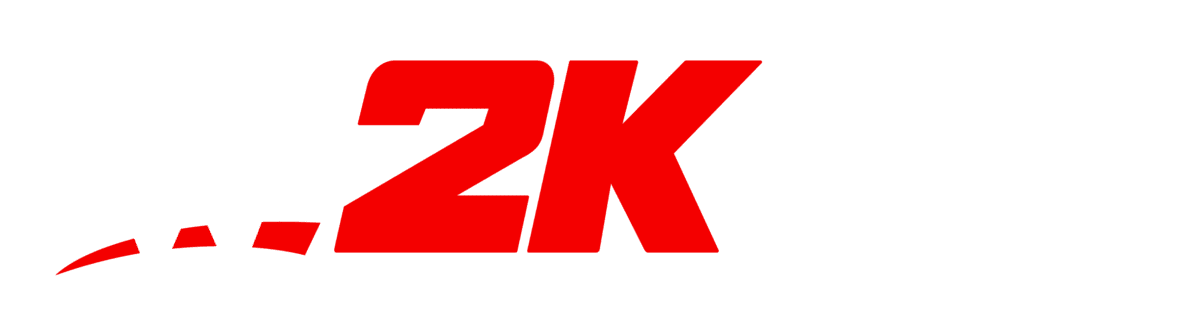 WWE 2K25  Logo Rojo y Blanco