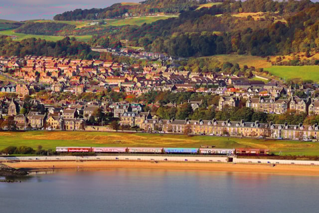 Inspiration on the Firth of Forth at Burntisland. Credit Network Rail Scotland Air Operations: Inspiration on the Firth of Forth at Burntisland. Credit Network Rail Scotland Air Operations
