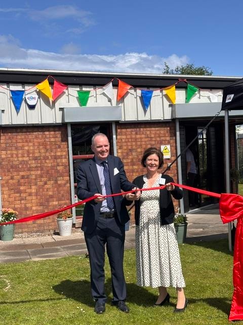 Victor Pizza 12.05.26 (l-r Adrian Gillespie and Anne Marie Cairney)