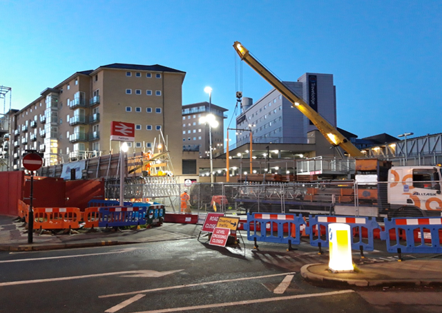 Passengers reminded to plan ahead over the Bank Holiday weekend as vital work takes place to improve railway in South West London and Surrey: Feltham station