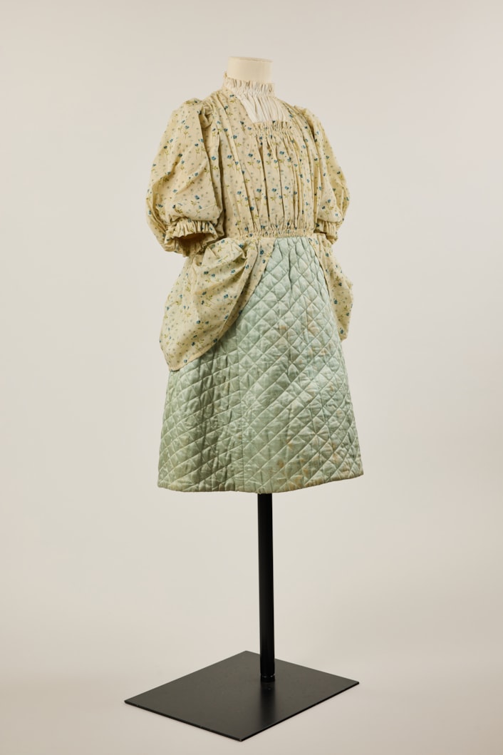 Bo Peep costume: Although the dress later became part of the Leeds Museums and Galleries collection, years of enthusiastic wear and tear by its former owner had sadly taken their toll.
But now, thanks to a restoration project supported by The Friends of Leeds City Museums, the newly restored dress will be one of the star exhibits in Fashion at Play, an exhibition opening at Lotherton in the spring exploring the fascinating story of children’s fashions through the ages. Credit David Lindsay