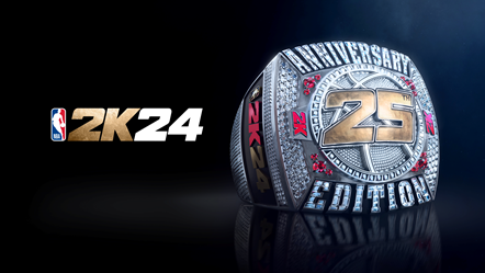 NBA 2K24 - Key Art - 25th Anniversary Edition Horizontal