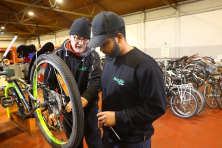 Recyke y'Bike bike maintenance training