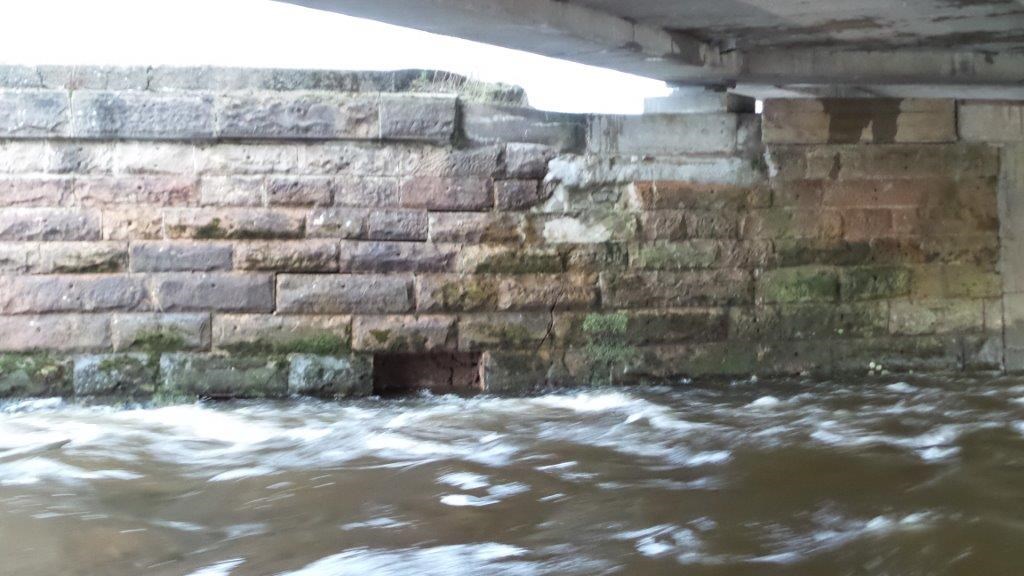 Update on damage to Lamington Viaduct caused by Storm Frank: Lamington Viaduct damage