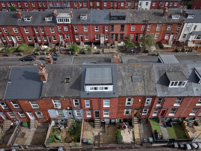 Heart of Holbeck 3: Rydall Terrace, top, and Rydall Place, two of the streets in Holbeck where home improvement work has been carried out as part of the Heart of Holbeck regeneration programme.