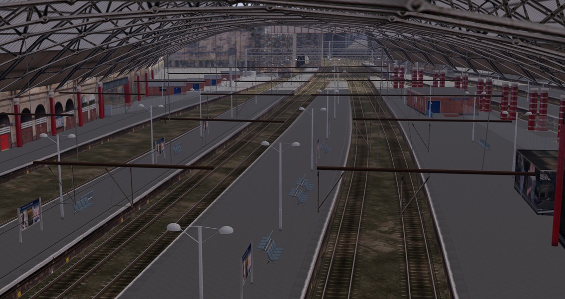 Virtual reality technology helping Network Rail redevelop Liverpool Lime Street: Liverpool Lime Street VR - aerial view future