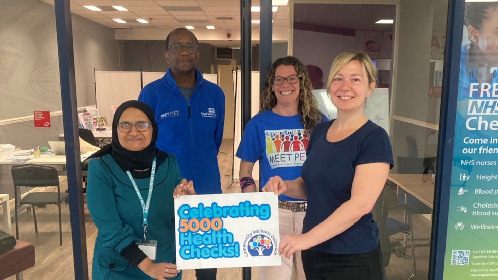 Celebrating 5000 health checks cropped 2