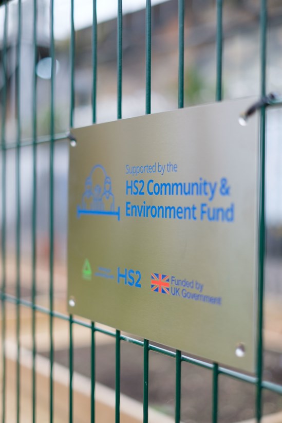 Castlehaven Park November 2019: Castlehaven Park, horticulture hub, HS2 Community Environment Fund, HS2 Business and Local Economy Fund, CEF, BLEF, community engagement, Camden, London, Groundwork