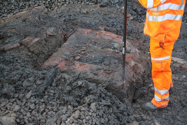 Historic find proves that Crossrail project really is building on the brilliance of Brunel: NR Brunel archaeology finds 239016 Image courtesy of RSK Environment Ltd