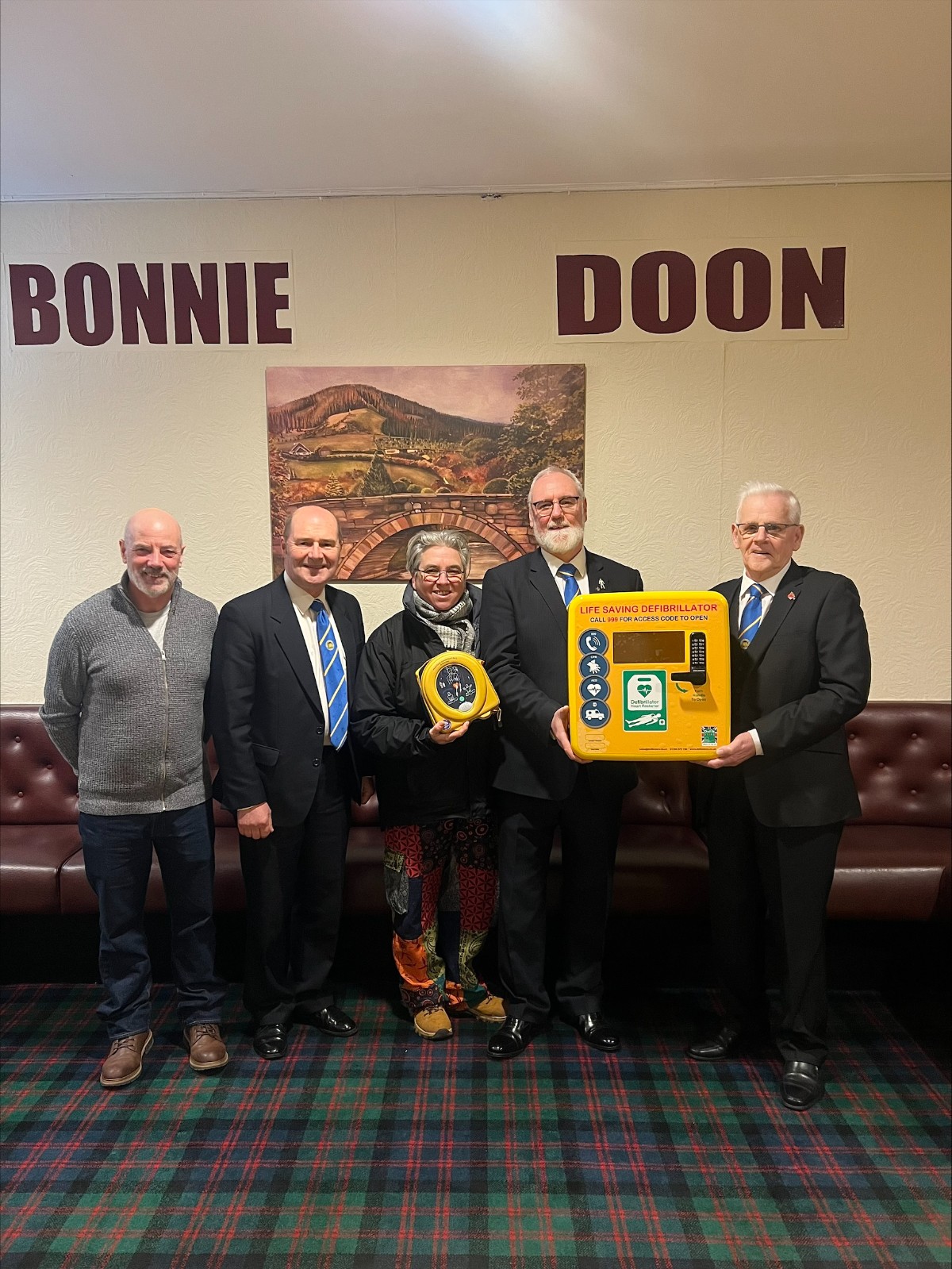 Bonnie Doon defib launch