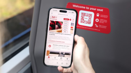 New Multi-Lingual Portal Onboard LNER train