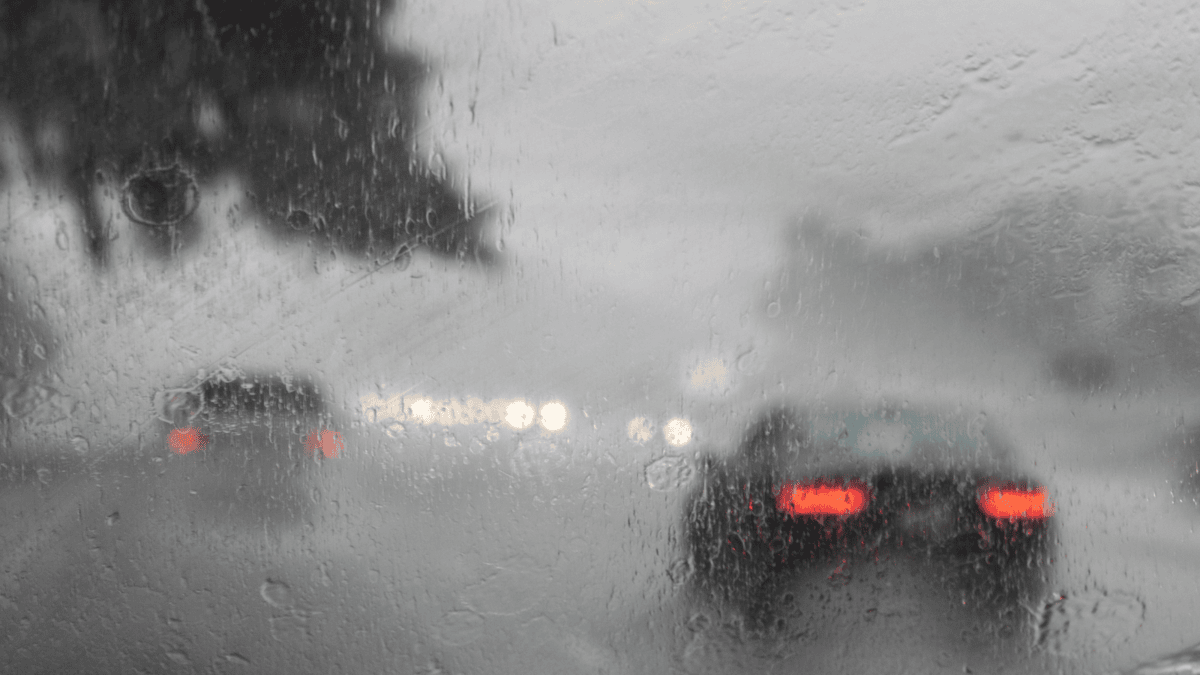 driving in the rain