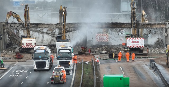 Demolition progress by Armac