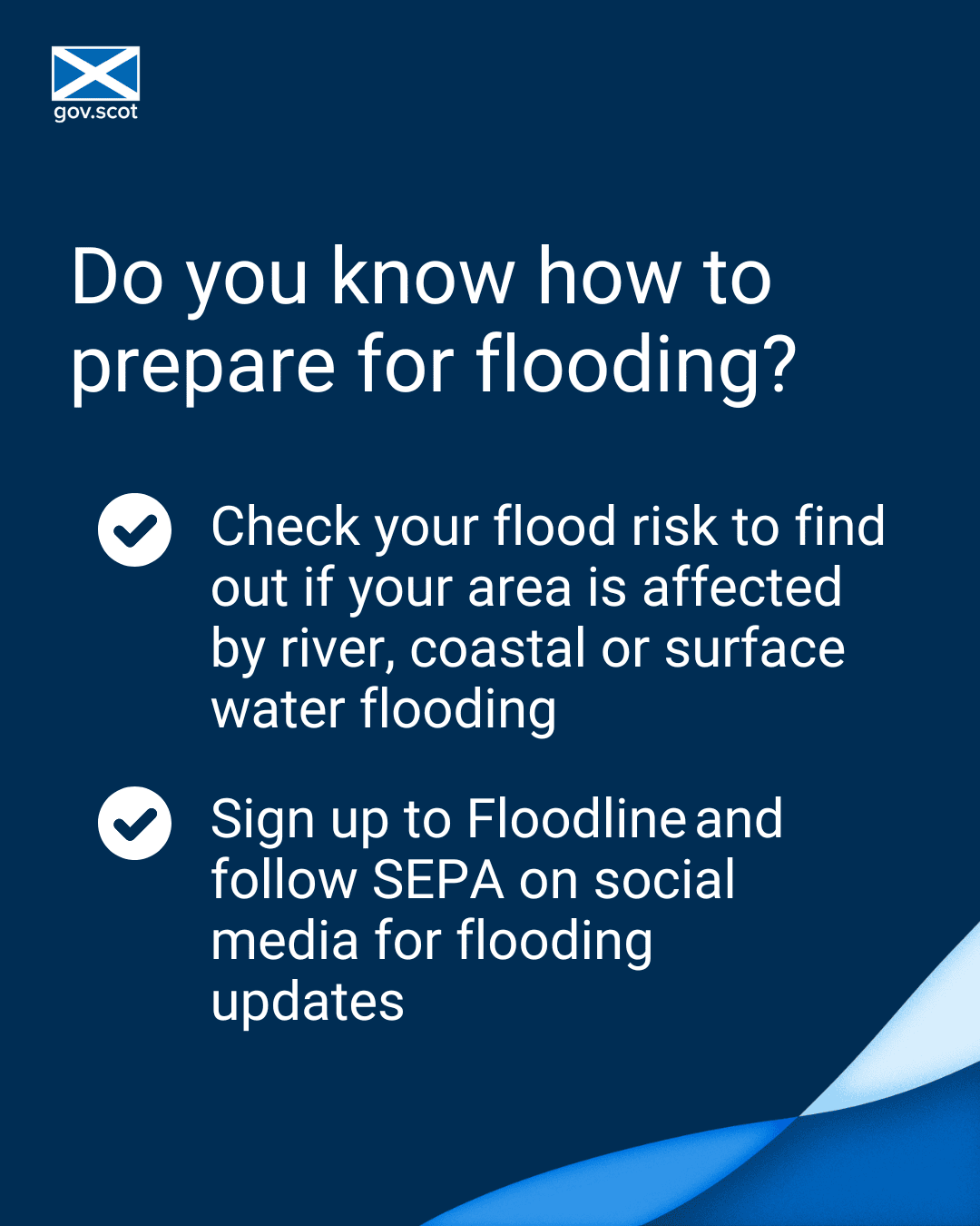 Prepare second checklist - Portrait - Flooding - SG Resilience - September 2025