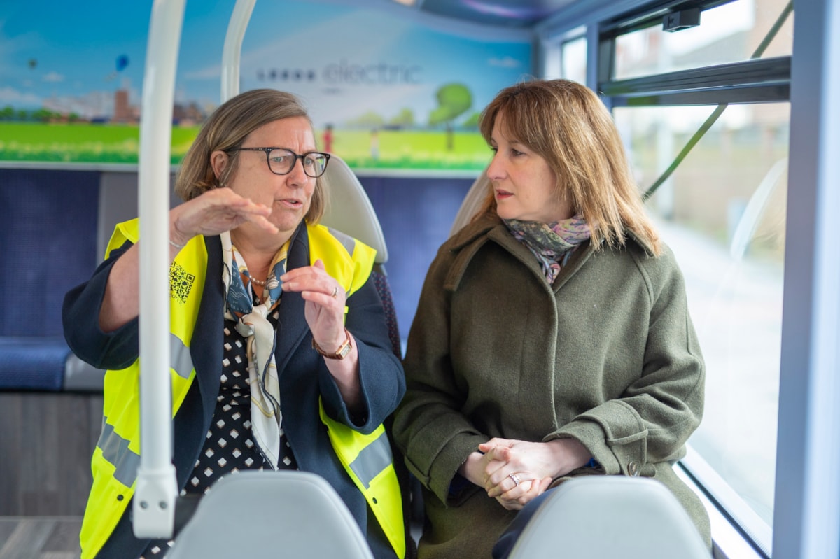 First Bus Bramley Rachel Reeves visit 5