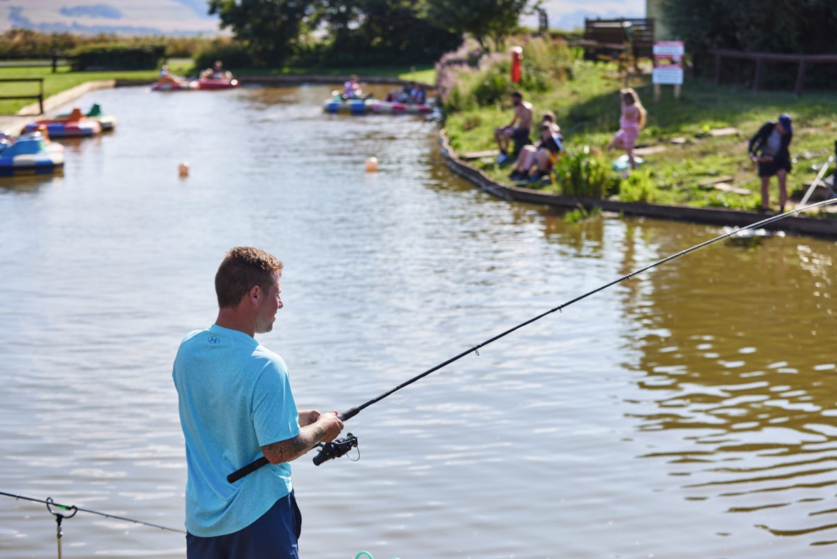 Fishing lake, Blue Dolphin